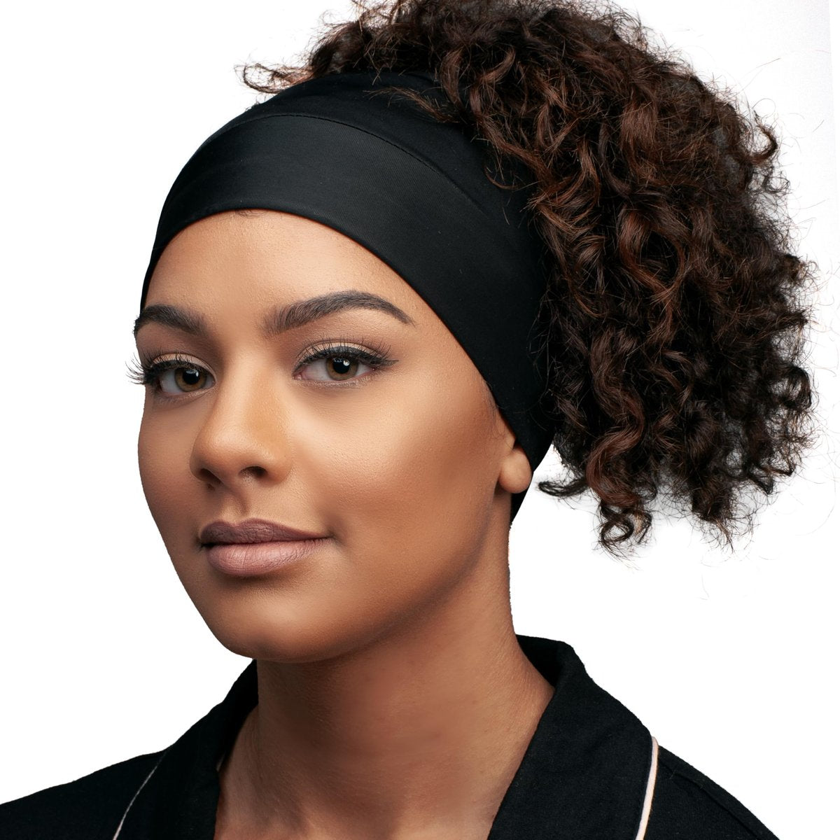Evolve Satin Pineapple Cap - Black, 1 Count - Protective Hair Bonnet for Sleeping - görsel 7