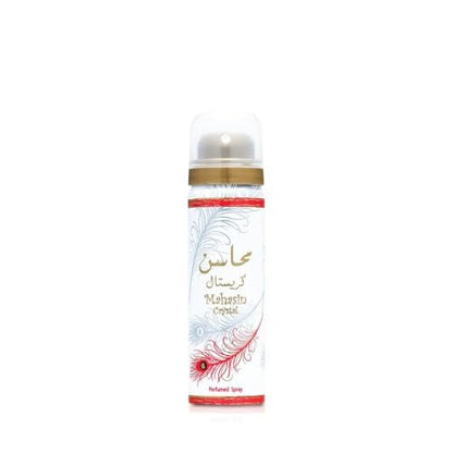 Lattafa Mahasin Crystal 2-Piece Perfume Set for Women – Eau De Parfum (3.4 oz) + Deodorant Spray (1.7 oz) Avelisse