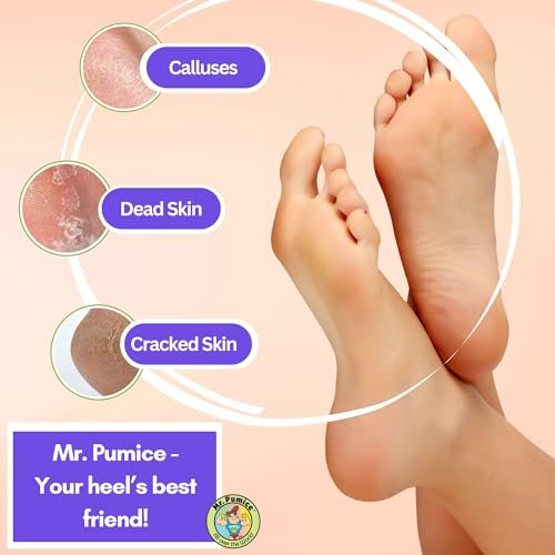 Mr. Pumice Ultimate PUMI Bar 2-in-1 Dual Grit Callus Remover for Smooth Feet and Heels (4 Pack) - görsel 10