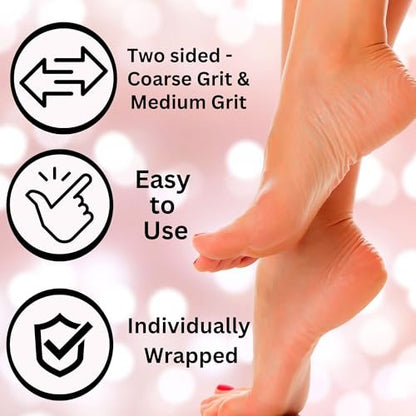 Mr. Pumice Ultimate PUMI Bar 2-in-1 Dual Grit Callus Remover for Smooth Feet and Heels (4 Pack)