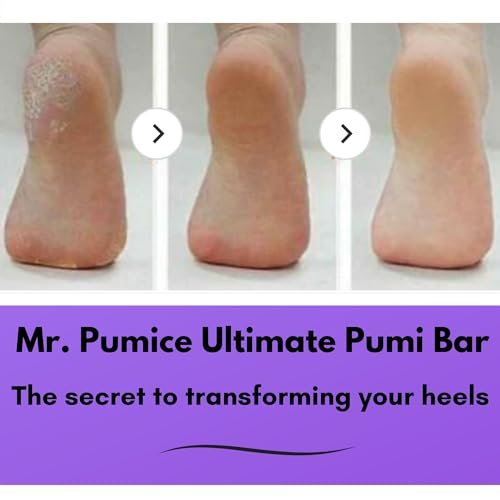 Mr. Pumice Ultimate PUMI Bar 2-in-1 Dual Grit Callus Remover for Smooth Feet and Heels (4 Pack) - görsel 6