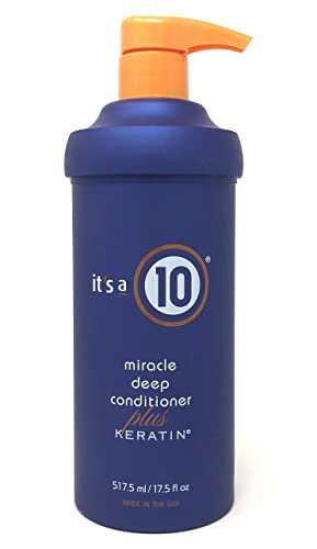 It's a 10 Miracle Deep Conditioner Plus Keratin – 17.5 oz | Intense Repair & Moisture for Damaged Hair Avelisse