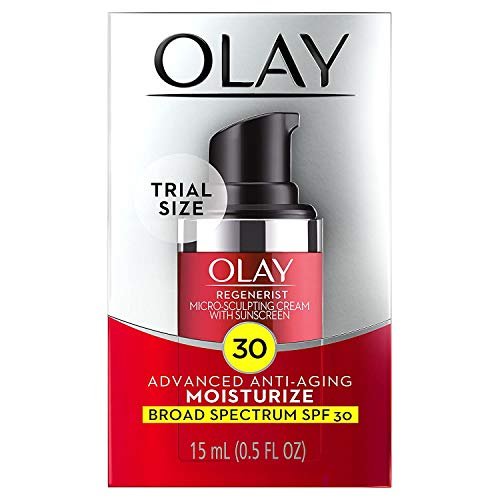 Olay Regenerist Micro-Sculpting Cream Face Moisturizer with Sunscreen SPF 30 - Trial Size 0.5 oz - görsel 6