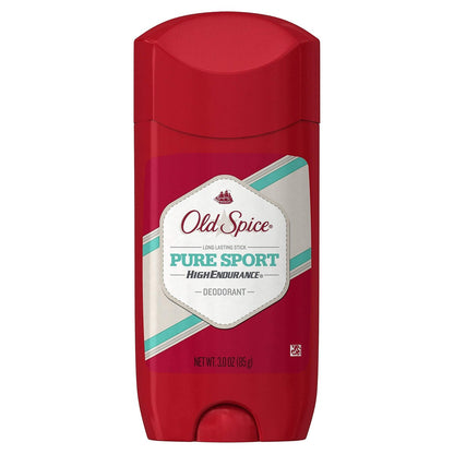 Old Spice Pure Sport High Endurance Deodorant for Men, 3 Ounce (Pack of 3)