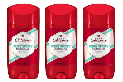 Old Spice Pure Sport High Endurance Deodorant for Men, 3 Ounce (Pack of 3)