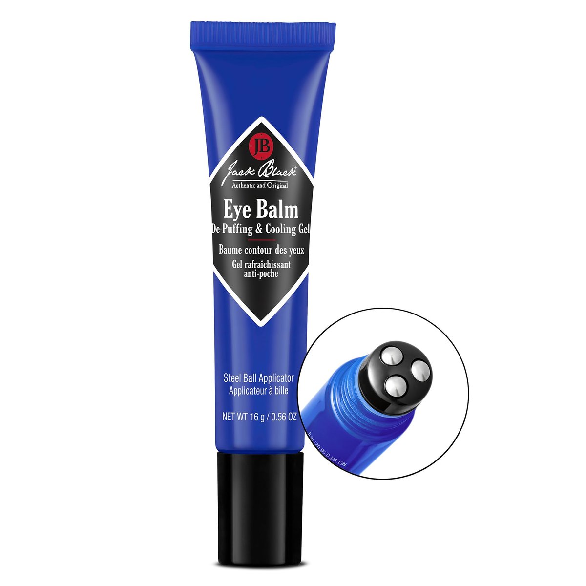 Jack Black Eye Balm De-Puffing & Cooling Gel - 0.56 oz Avelisse
