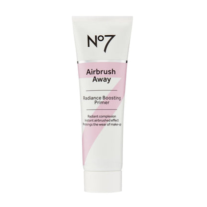 No7 Airbrush Away Radiance Boosting Foundation Primer - Illuminating Glow Primer for Dewy, Smooth & Radiant Skin, Extends Makeup Wear, 30ml Avelisse
