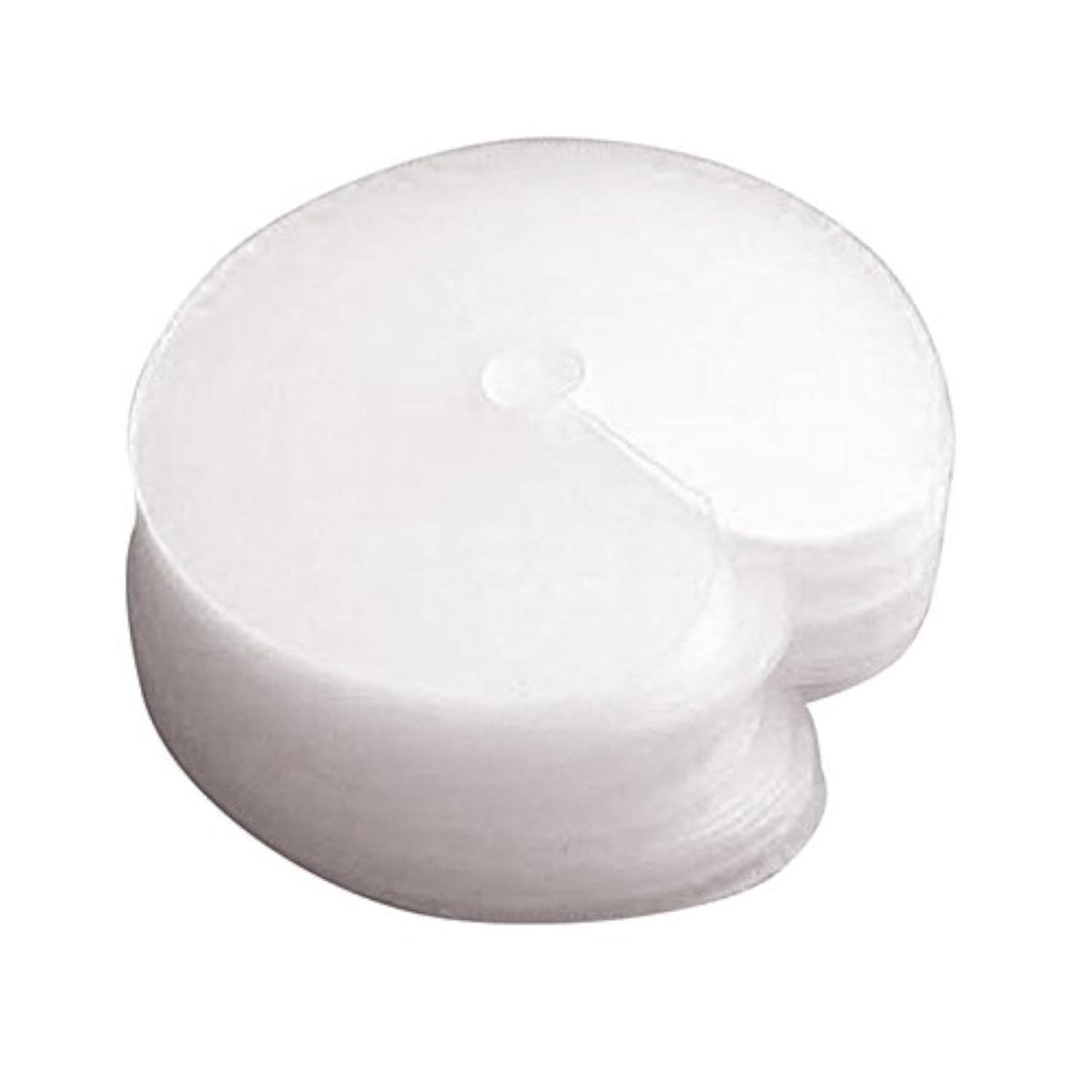 25-Pack Clear Heat Shield Guards for Hair Extension Bonding – Round & Single Hole Fusion Glue Protector Templates - görsel 1