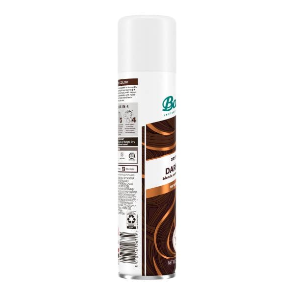 Batiste Dry Shampoo Divine Dark 6.73 oz (Pack of 6) – For Brunettes & Dark Hair Avelisse
