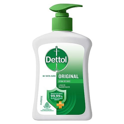 Dettol Original Everyday Protection Liquid Handwash - 200ml (6.76 Fl Oz)