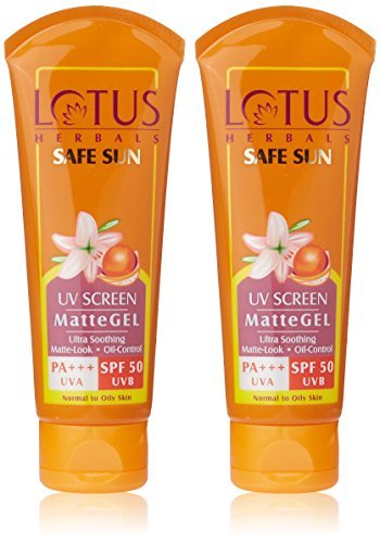 Lotus Herbals Safe Sun UV Screen Matte Gel SPF 50 - 100g (Pack of 2) - görsel 2