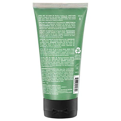 SexyHair Style Not So Hard Up Medium Holding Gel - Flexible Formula for All Hair Types, 5.1 oz