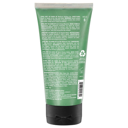 SexyHair Style Not So Hard Up Medium Holding Gel - Flexible Formula for All Hair Types, 5.1 oz