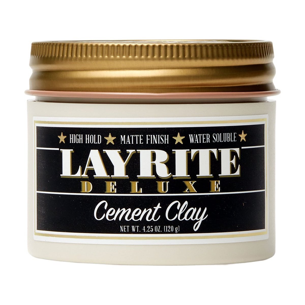 Layrite Cement Hair Clay – Strong Hold, Natural Matte Finish, 4.25 oz Avelisse