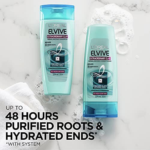 L'Oreal Paris Elvive Extraordinary Clay Rebalancing Conditioner - 12.6 fl oz - görsel 4