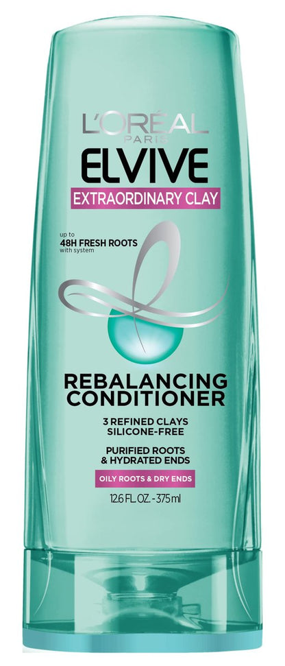L'Oreal Paris Elvive Extraordinary Clay Rebalancing Conditioner - 12.6 fl oz