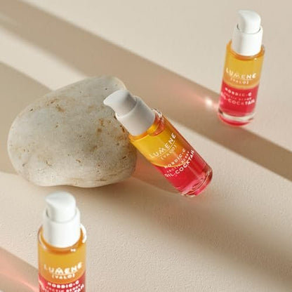 Lumene Nordic-C [Valo] Arctic Berry Face Oil - Antioxidant-Rich Hydrating Serum with Vitamin C, Vitamin E & Hyaluronic Acid - Replenishes and Plumps Dry Skin - Vegan Skin Care (30 ml) Avelisse