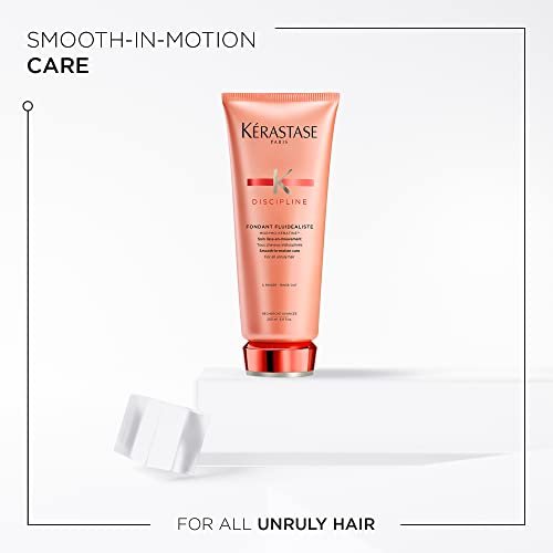 Kerastase Discipline Fondant Fluidealiste Smoothing Conditioner – Extreme Softness & Shine for All Hair Types, 6.8 Fl Oz Avelisse