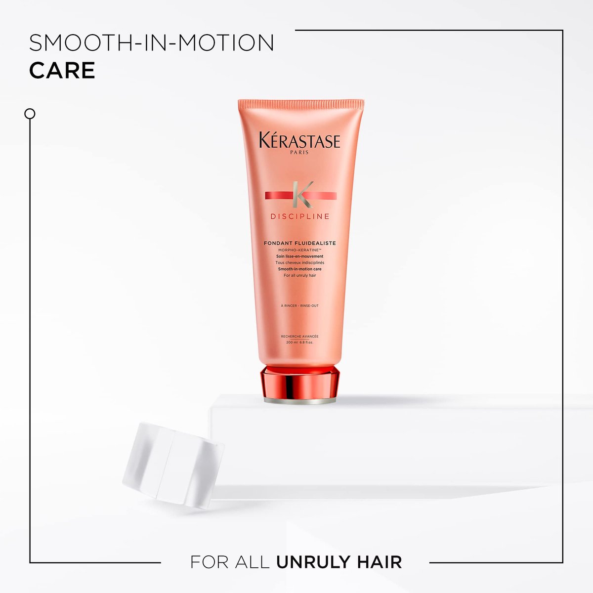 Kerastase Discipline Fondant Fluidealiste Smoothing Conditioner – Extreme Softness & Shine for All Hair Types, 6.8 Fl Oz Avelisse