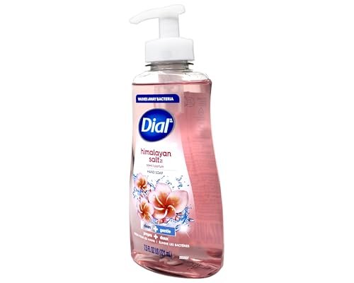 Dial Himalayan Pink Salt & Water Lily Hand Soap with Moisturizer, 7.5 oz (Pack of 6) Avelisse