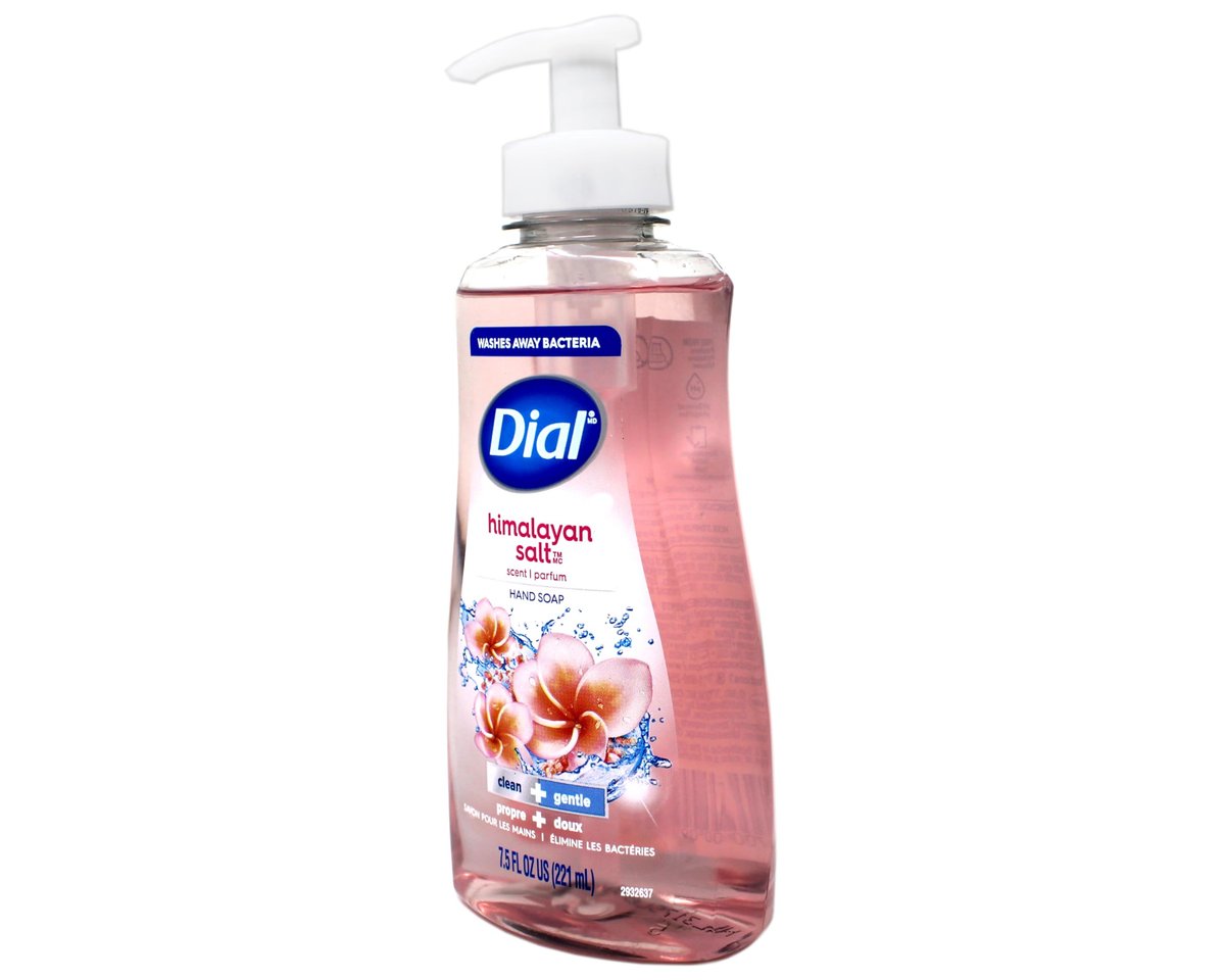 Dial Himalayan Pink Salt & Water Lily Hand Soap with Moisturizer, 7.5 oz (Pack of 6) Avelisse