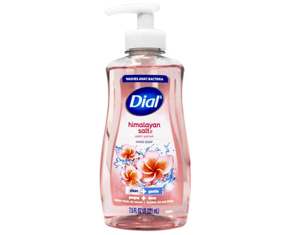 Dial Himalayan Pink Salt & Water Lily Hand Soap with Moisturizer, 7.5 oz (Pack of 6) Avelisse