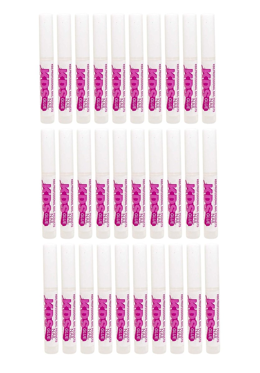 KDS Nail Tip Glue - 30 Pcs Super Bond Adhesive for Acrylic Nails Avelisse