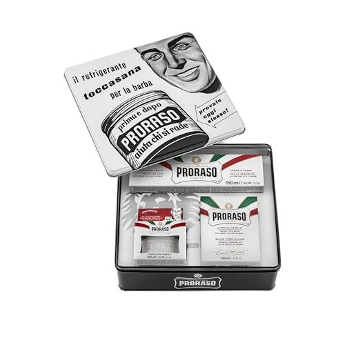 Proraso Vintage Toccasana Tin Gift Set – Classic Shaving & Grooming Set, 5.2 oz Avelisse