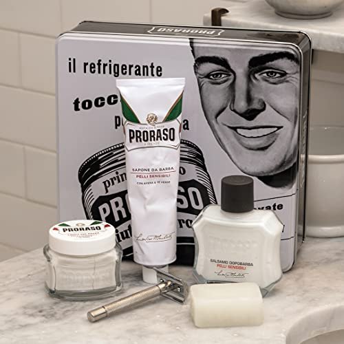 Proraso Vintage Toccasana Tin Gift Set – Classic Shaving & Grooming Set, 5.2 oz Avelisse