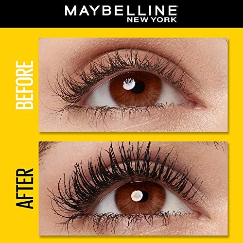 Maybelline New York Volum' Express The Colossal Big Shot Waterproof Mascara - Very Black, 0.32 fl oz - görsel 9