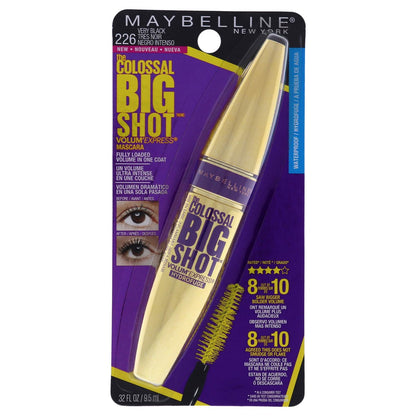 Maybelline New York Volum' Express The Colossal Big Shot Waterproof Mascara - Very Black, 0.32 fl oz