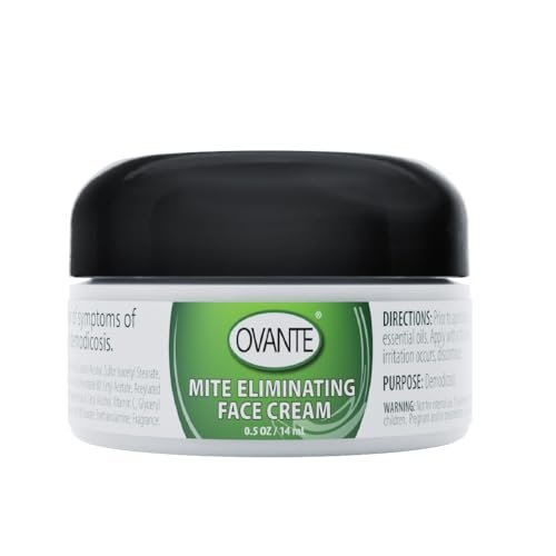 OVANTE Demodex Mite Eliminating Facial Cream for Humans – 0.5 oz Original Formula Avelisse