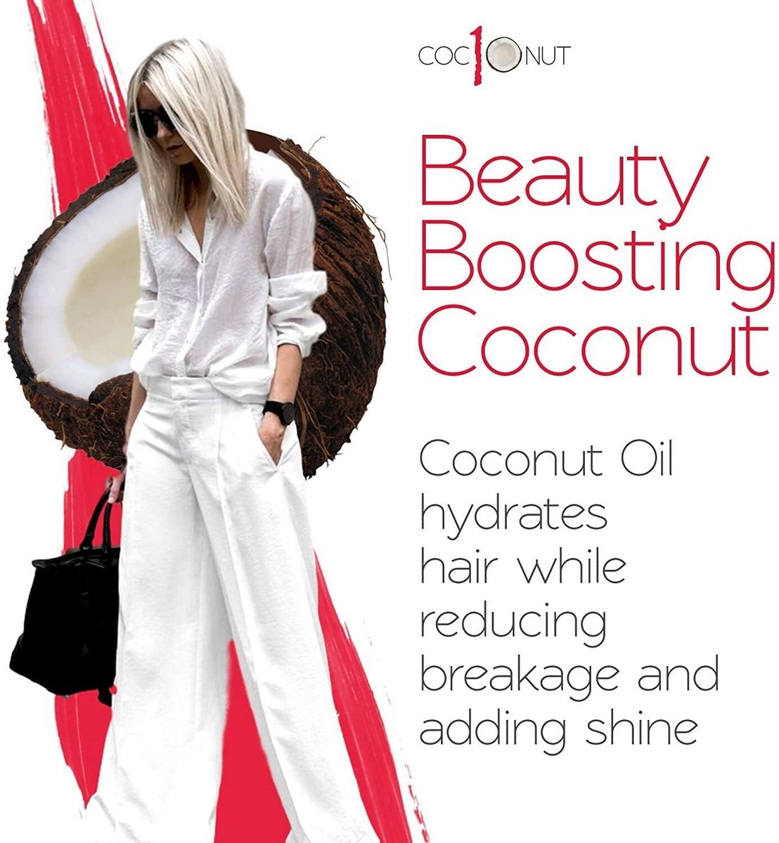 BOLD UNIQ Coconut Thermal Protection Spray - Heat Defense Up To 450°F - Prevents Frizz and Split Ends for All Hair Types - 8.45 fl oz Avelisse