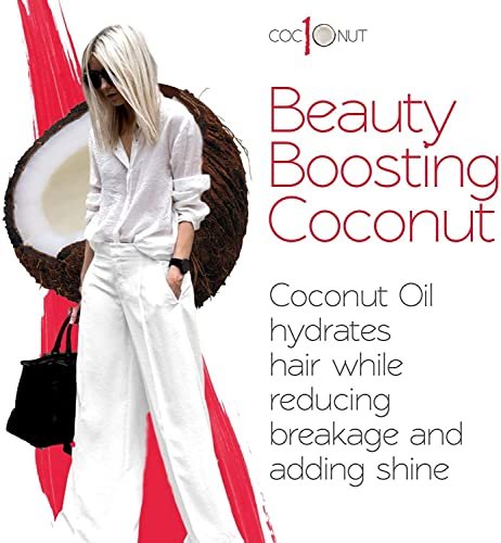 BOLD UNIQ Coconut Thermal Protection Spray - Heat Defense Up To 450°F - Prevents Frizz and Split Ends for All Hair Types - 8.45 fl oz Avelisse