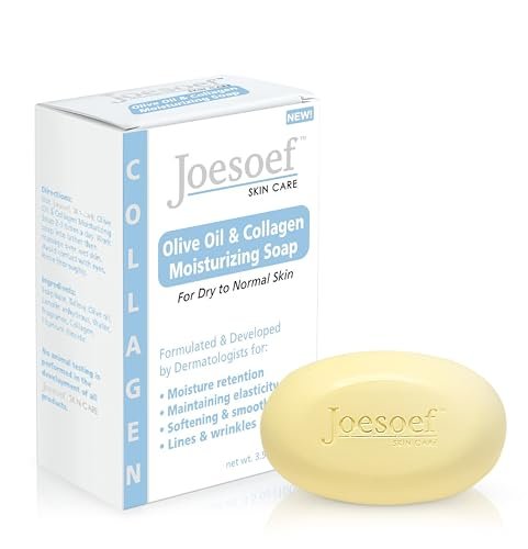 JOESOEF SKIN CARE Olive Oil and Collagen Moisturizing Soap – 100g (3.53 oz) Avelisse