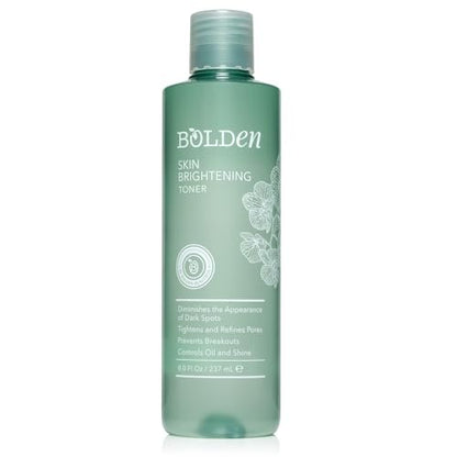 Bolden Skin Brightening Toner for Face - Exfoliating Toner for Oily Skin with AHA Glycolic Acid, Niacinamide & Hyaluronic Acid | Helps Reduce Breakouts, Fade Dark Spots & Refine Pores | 8.0 Fl Oz Avelisse
