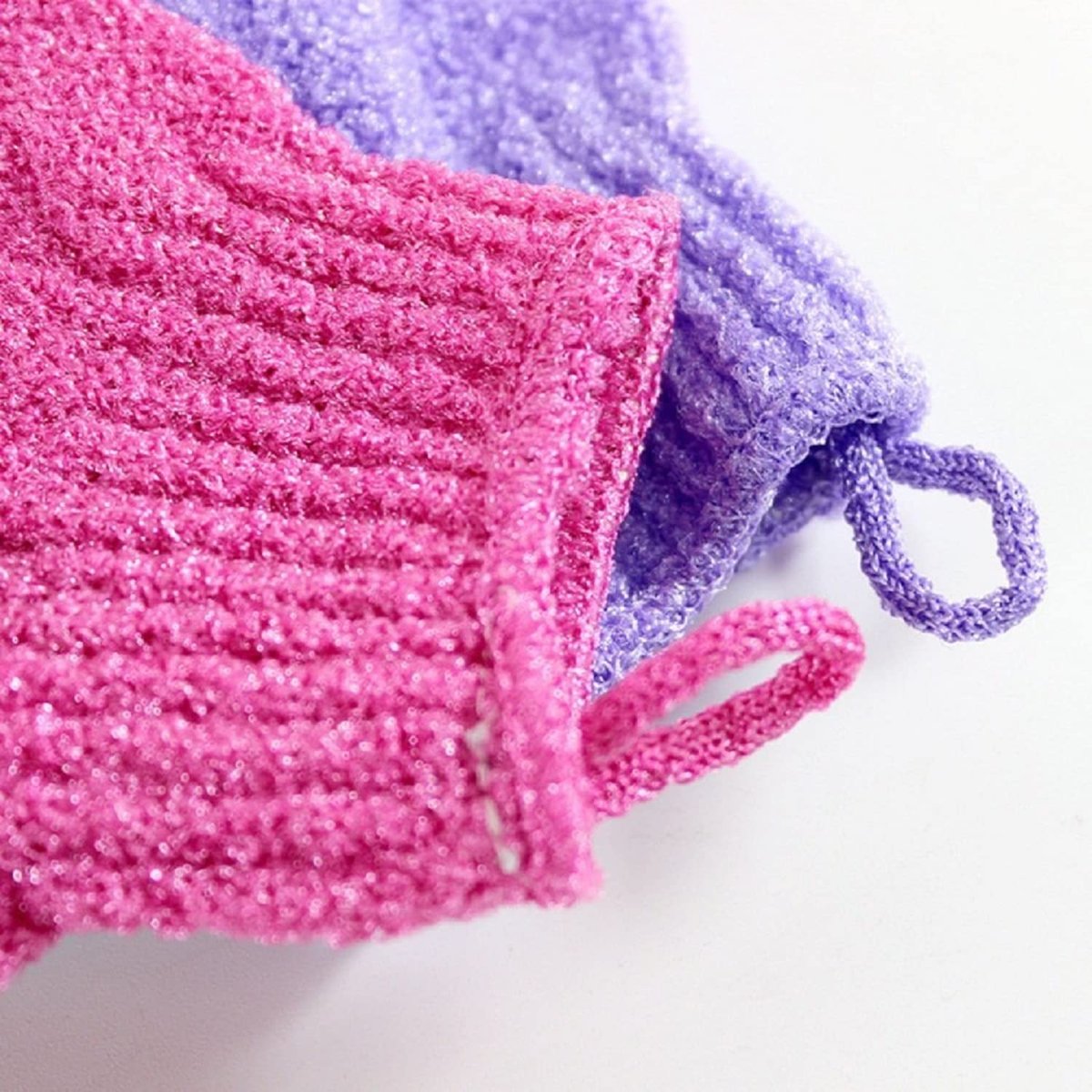 12 Pcs Exfoliating Shower Bath Gloves – Nylon Body Scrubbers for Smooth Skin (6 Pairs) - görsel 5