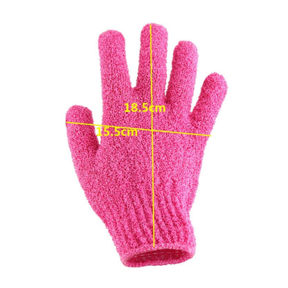 12 Pcs Exfoliating Shower Bath Gloves – Nylon Body Scrubbers for Smooth Skin (6 Pairs)