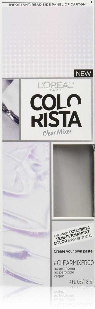 L'Oréal Paris Colorista Semi-Permanent Hair Color for Light Bleached or Blondes, Clear Mixer - 1 Pack - görsel 1