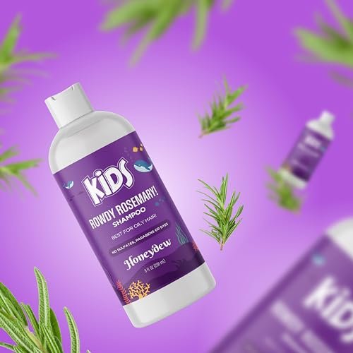 Deep Cleansing Shampoo for Kids - Paraben & Sulfate Free - Tea Tree & Rosemary Essential Oils - Gentle Nourishing Shampoo for Oily Hair, Scalp Build Up, Flakes & Dry Scalp - Maple Holistics Avelisse