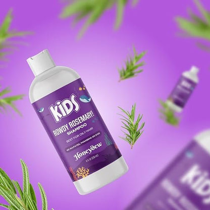 Deep Cleansing Shampoo for Kids - Paraben & Sulfate Free - Tea Tree & Rosemary Essential Oils - Gentle Nourishing Shampoo for Oily Hair, Scalp Build Up, Flakes & Dry Scalp - Maple Holistics Avelisse