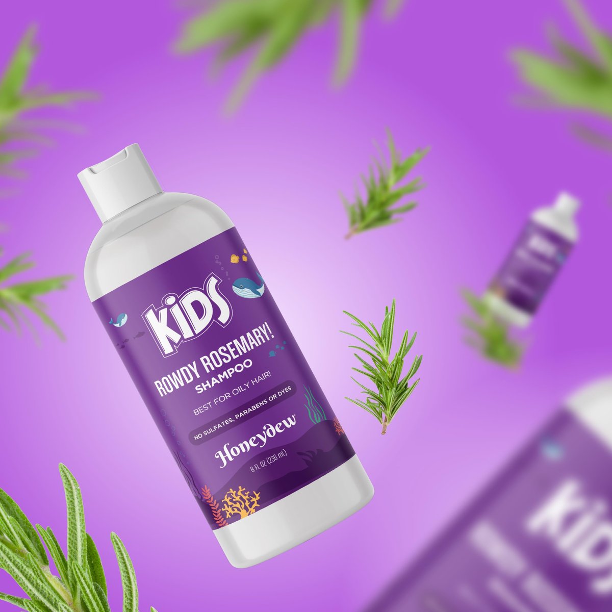 Deep Cleansing Shampoo for Kids - Paraben & Sulfate Free - Tea Tree & Rosemary Essential Oils - Gentle Nourishing Shampoo for Oily Hair, Scalp Build Up, Flakes & Dry Scalp - Maple Holistics Avelisse