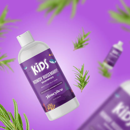 Deep Cleansing Shampoo for Kids - Paraben & Sulfate Free - Tea Tree & Rosemary Essential Oils - Gentle Nourishing Shampoo for Oily Hair, Scalp Build Up, Flakes & Dry Scalp - Maple Holistics Avelisse