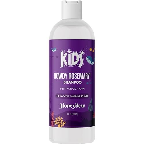 Deep Cleansing Shampoo for Kids - Paraben & Sulfate Free - Tea Tree & Rosemary Essential Oils - Gentle Nourishing Shampoo for Oily Hair, Scalp Build Up, Flakes & Dry Scalp - Maple Holistics Avelisse