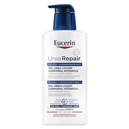 Eucerin Urea Repair Plus Intensive Lotion 400ml - Intense Moisturizer for Dry, Rough Skin Avelisse