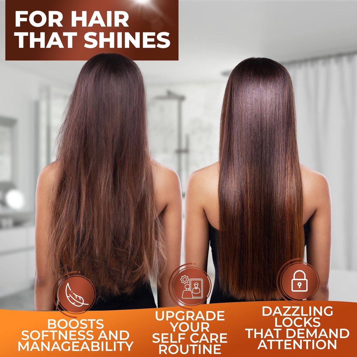 BINGO HAIR CARE Moroccan Argan Oil Shampoo - Sulfate Free, Anti Frizz Hydrating Thickening Care for Women and Men - Deep Moisturizing Treatment for Color Treated, Curly, Frizzy, Damaged and Dry Hair, 14 Fl Oz Avelisse