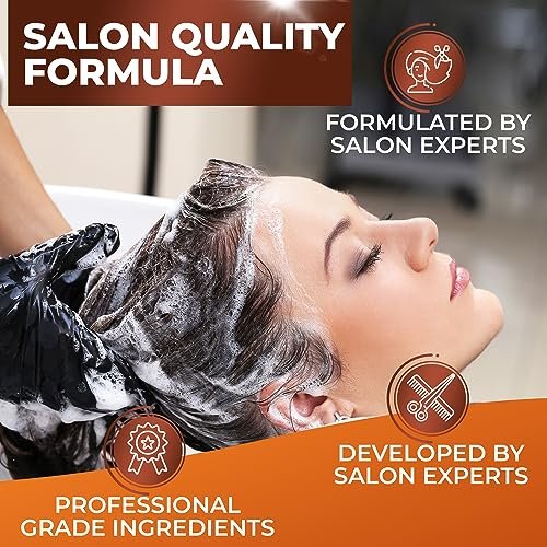BINGO HAIR CARE Moroccan Argan Oil Shampoo - Sulfate Free, Anti Frizz Hydrating Thickening Care for Women and Men - Deep Moisturizing Treatment for Color Treated, Curly, Frizzy, Damaged and Dry Hair, 14 Fl Oz Avelisse