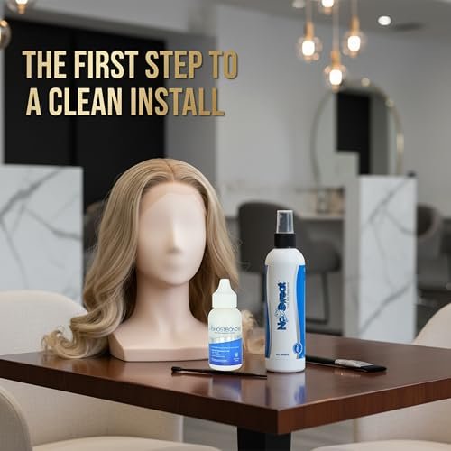 Professional Hair Labs No Sweat Scalp Antiperspirant - Prevents Oil & Sweat for Secure Wig Adhesive Bond, Works with All Lace Wig Adhesives - 8oz Avelisse