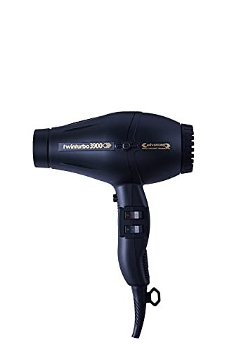 Turbo Power Twin Turbo 3900 Advanced Hair Dryer - Black (Ceramic, 1 Count) Avelisse