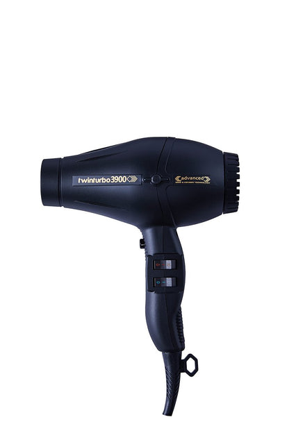 Turbo Power Twin Turbo 3900 Advanced Hair Dryer - Black (Ceramic, 1 Count) Avelisse